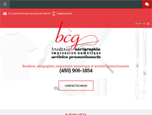 Tablet Screenshot of bcgbroderie.com